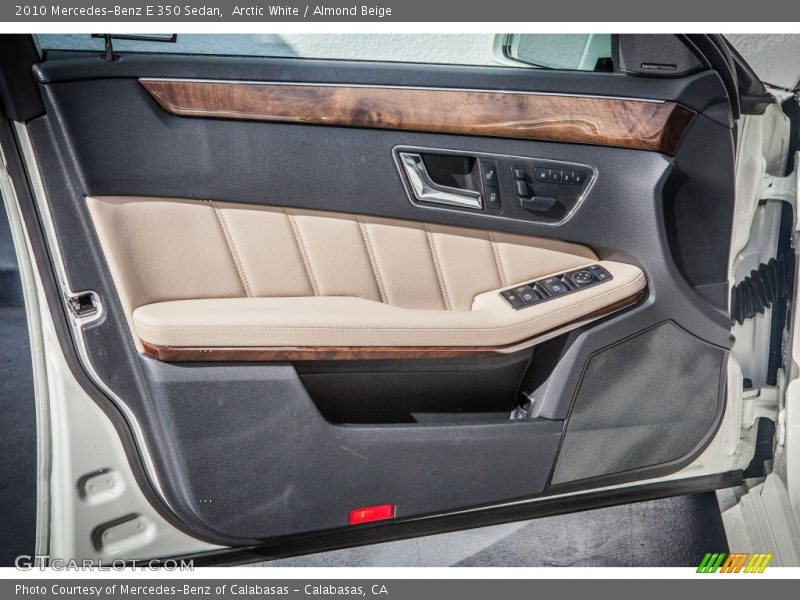 Arctic White / Almond Beige 2010 Mercedes-Benz E 350 Sedan