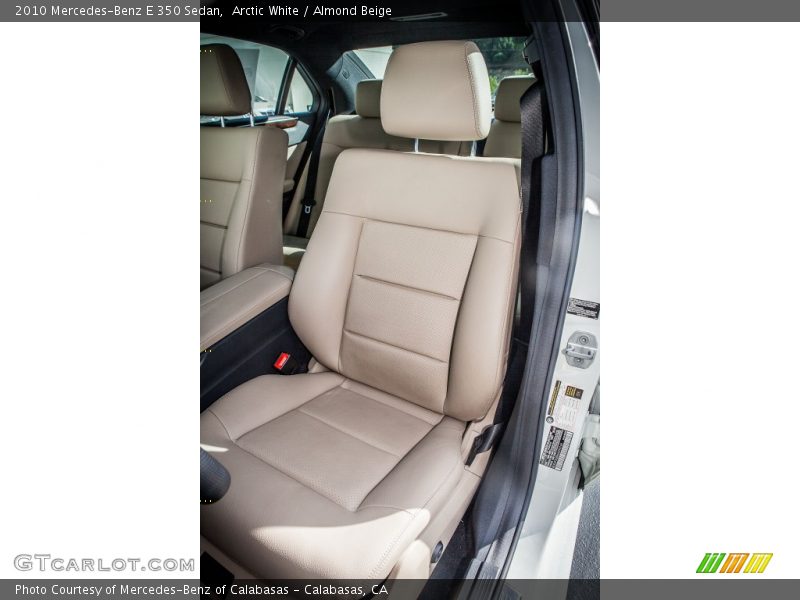 Arctic White / Almond Beige 2010 Mercedes-Benz E 350 Sedan