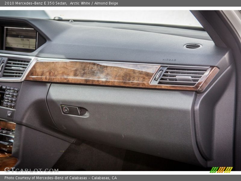 Arctic White / Almond Beige 2010 Mercedes-Benz E 350 Sedan