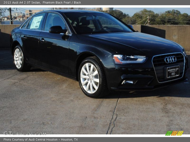 Phantom Black Pearl / Black 2013 Audi A4 2.0T Sedan
