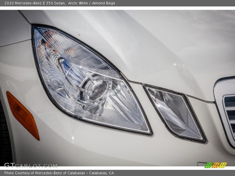 Arctic White / Almond Beige 2010 Mercedes-Benz E 350 Sedan