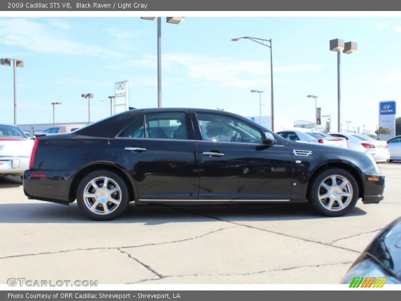 Black Raven / Light Gray 2009 Cadillac STS V8