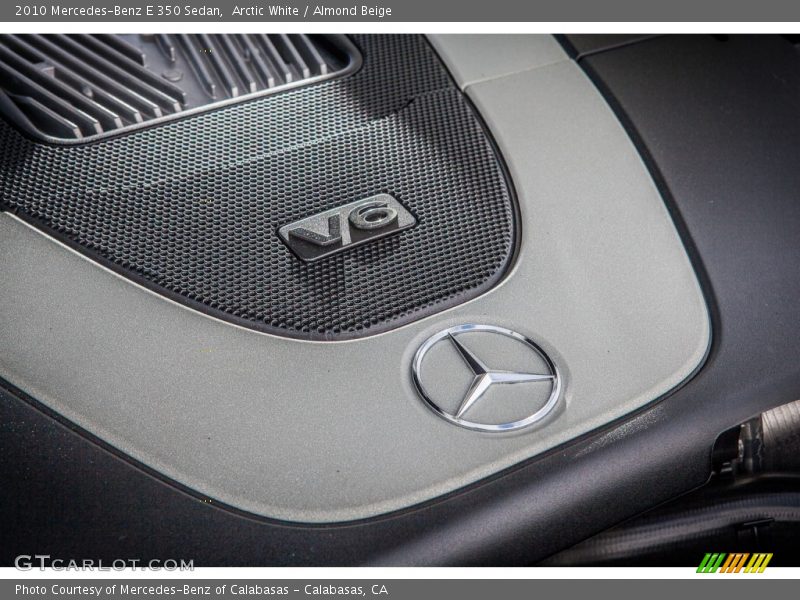 Arctic White / Almond Beige 2010 Mercedes-Benz E 350 Sedan