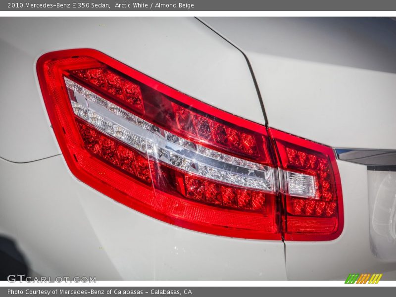 Arctic White / Almond Beige 2010 Mercedes-Benz E 350 Sedan