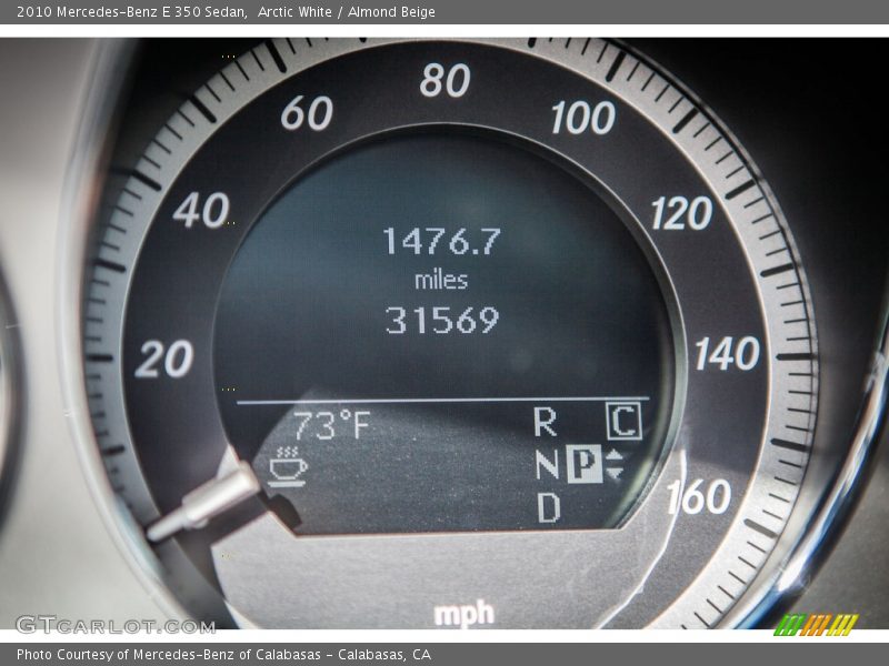 Arctic White / Almond Beige 2010 Mercedes-Benz E 350 Sedan