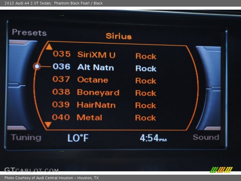 Phantom Black Pearl / Black 2013 Audi A4 2.0T Sedan