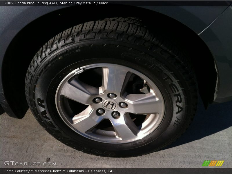 Sterling Gray Metallic / Black 2009 Honda Pilot Touring 4WD