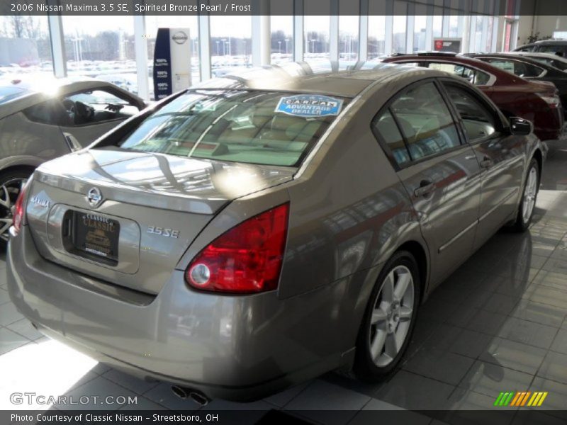 Spirited Bronze Pearl / Frost 2006 Nissan Maxima 3.5 SE