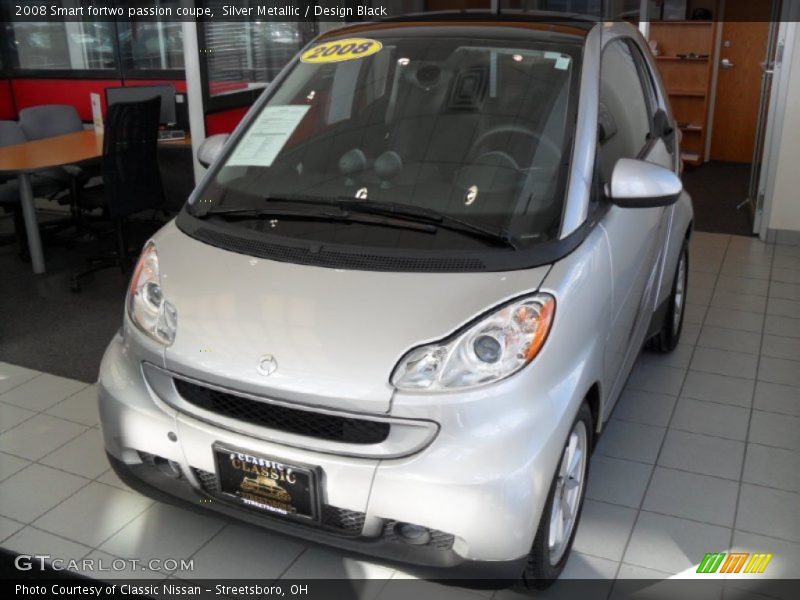 Silver Metallic / Design Black 2008 Smart fortwo passion coupe