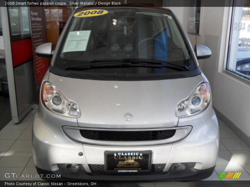 Silver Metallic / Design Black 2008 Smart fortwo passion coupe