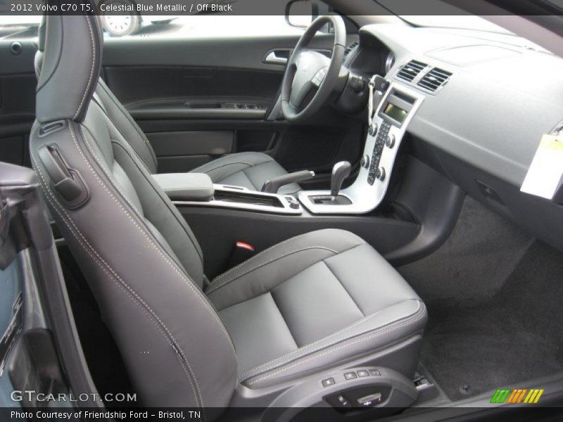 Celestial Blue Metallic / Off Black 2012 Volvo C70 T5