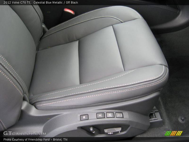 Celestial Blue Metallic / Off Black 2012 Volvo C70 T5