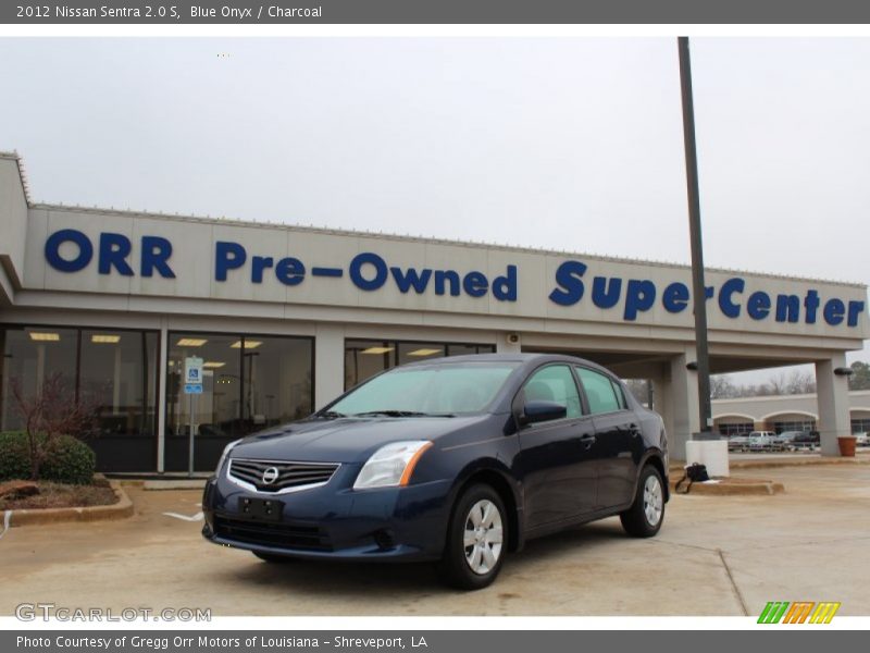 Blue Onyx / Charcoal 2012 Nissan Sentra 2.0 S