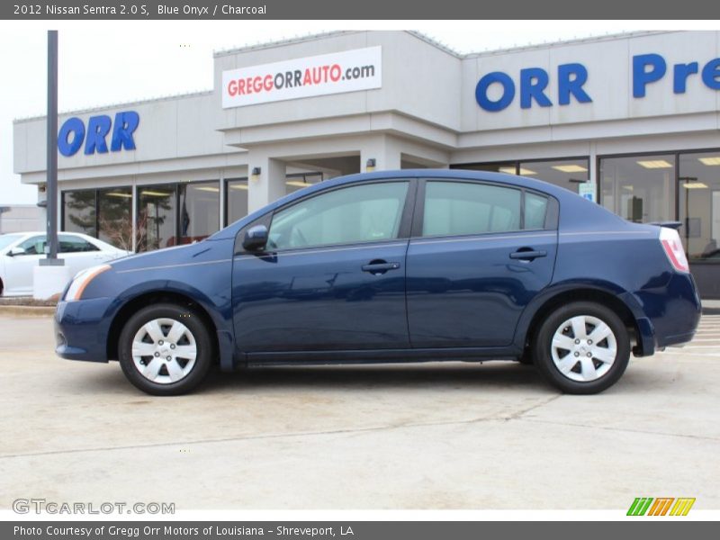 Blue Onyx / Charcoal 2012 Nissan Sentra 2.0 S