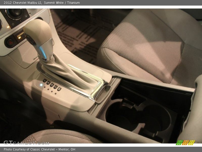 Summit White / Titanium 2012 Chevrolet Malibu LS