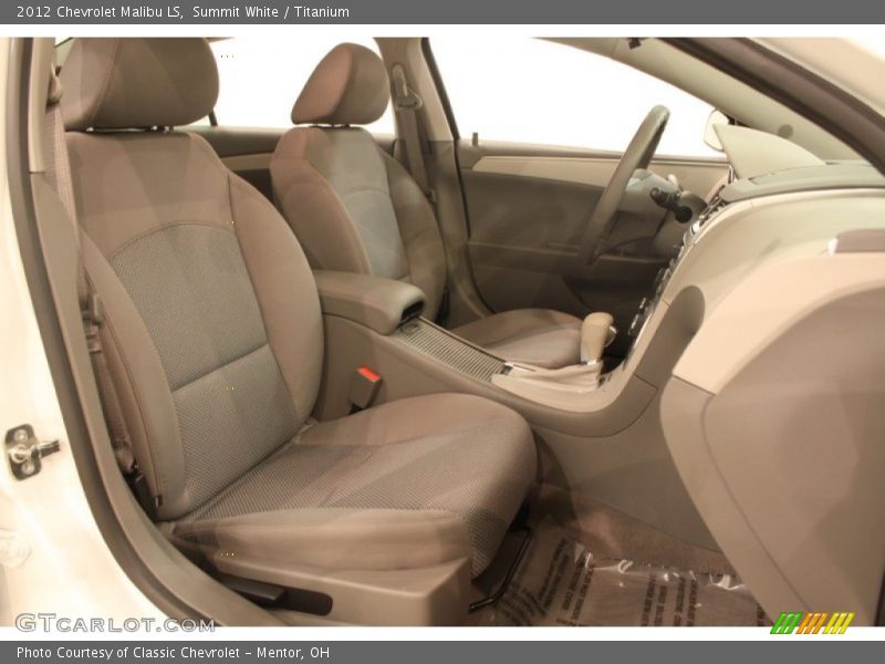 Summit White / Titanium 2012 Chevrolet Malibu LS