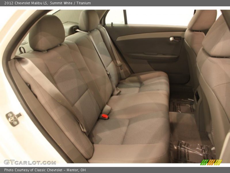 Summit White / Titanium 2012 Chevrolet Malibu LS