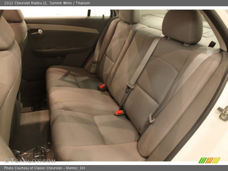 Summit White / Titanium 2012 Chevrolet Malibu LS