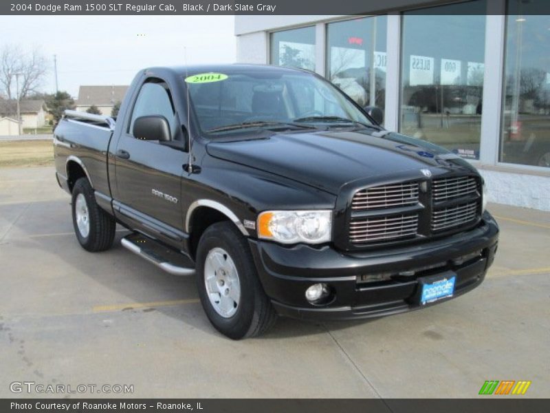 Black / Dark Slate Gray 2004 Dodge Ram 1500 SLT Regular Cab