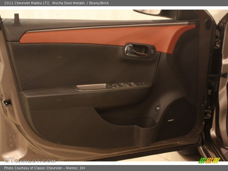 Mocha Steel Metallic / Ebony/Brick 2011 Chevrolet Malibu LTZ