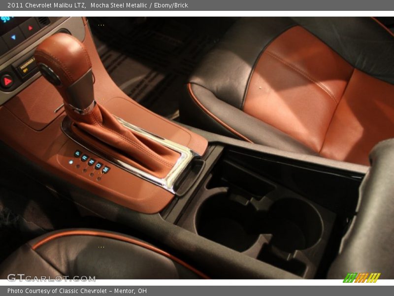 Mocha Steel Metallic / Ebony/Brick 2011 Chevrolet Malibu LTZ