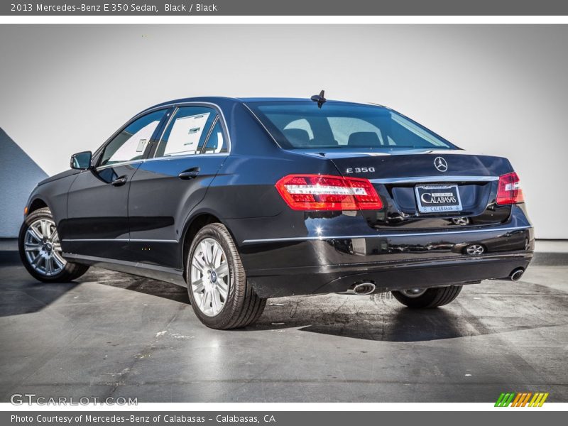 Black / Black 2013 Mercedes-Benz E 350 Sedan