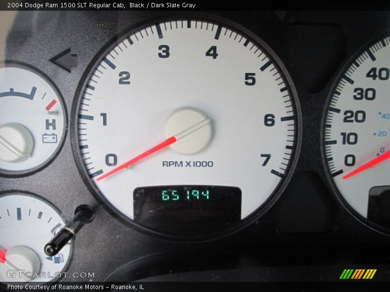 Black / Dark Slate Gray 2004 Dodge Ram 1500 SLT Regular Cab