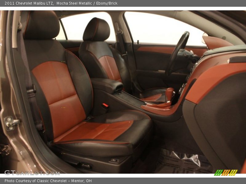 Mocha Steel Metallic / Ebony/Brick 2011 Chevrolet Malibu LTZ