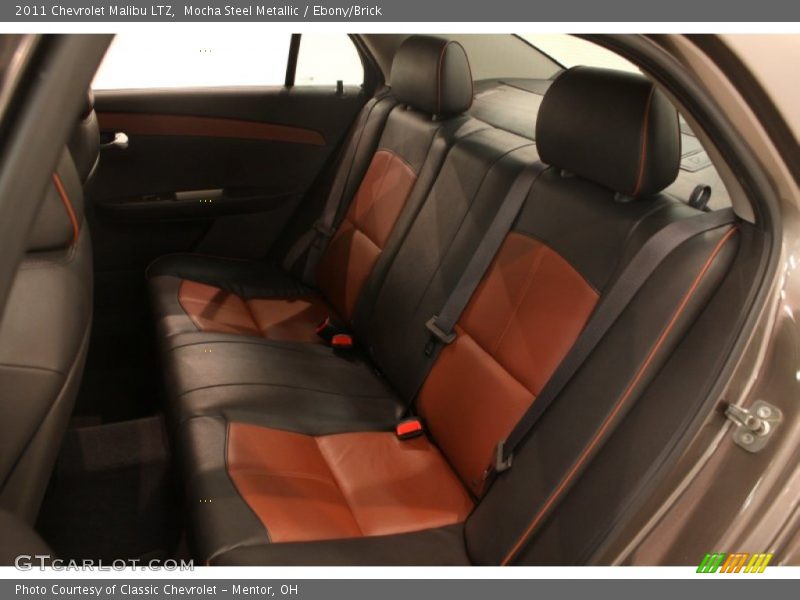 Mocha Steel Metallic / Ebony/Brick 2011 Chevrolet Malibu LTZ