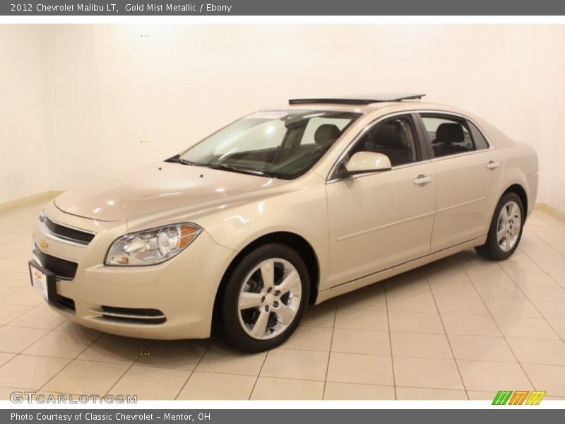 Gold Mist Metallic / Ebony 2012 Chevrolet Malibu LT