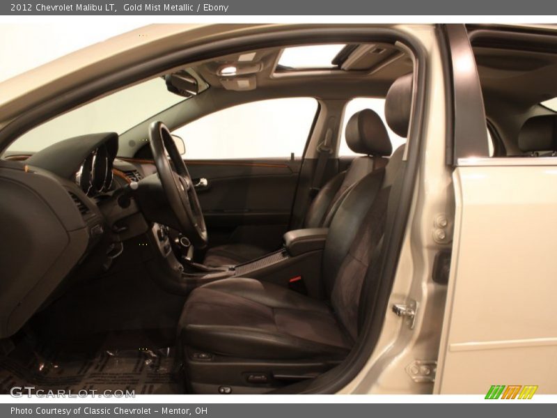 Gold Mist Metallic / Ebony 2012 Chevrolet Malibu LT