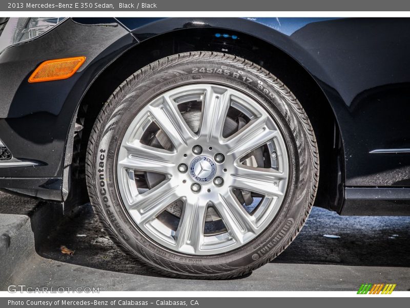 Black / Black 2013 Mercedes-Benz E 350 Sedan