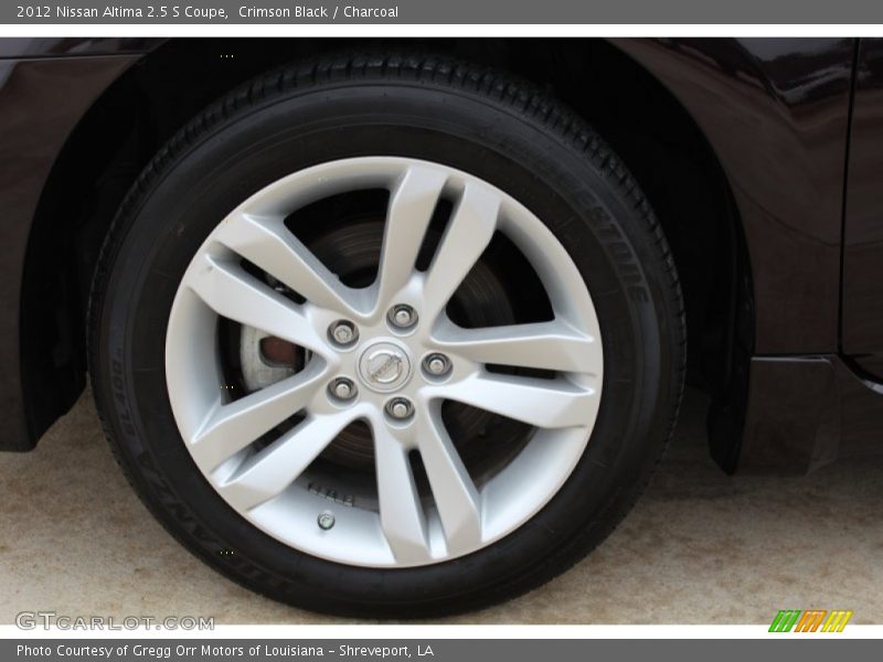 Crimson Black / Charcoal 2012 Nissan Altima 2.5 S Coupe