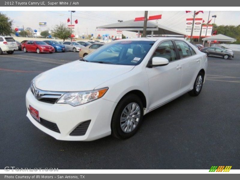 Super White / Ash 2012 Toyota Camry LE