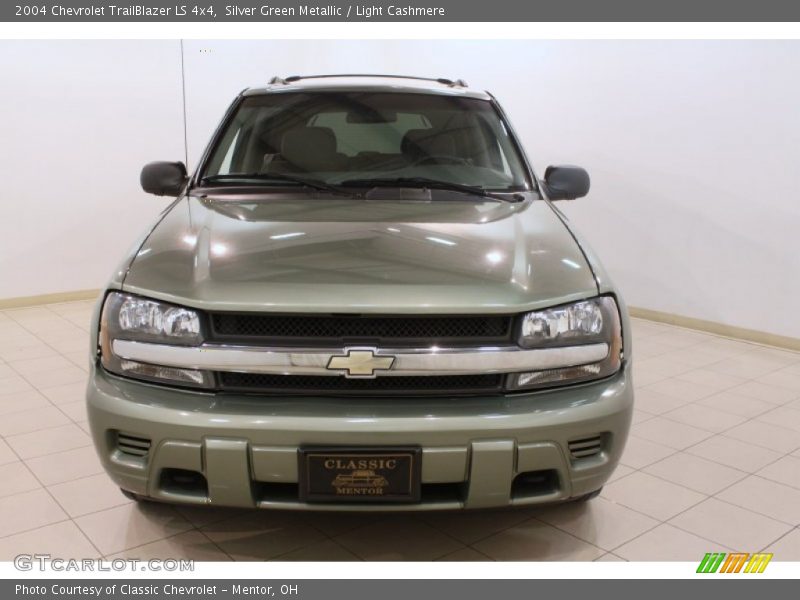 Silver Green Metallic / Light Cashmere 2004 Chevrolet TrailBlazer LS 4x4
