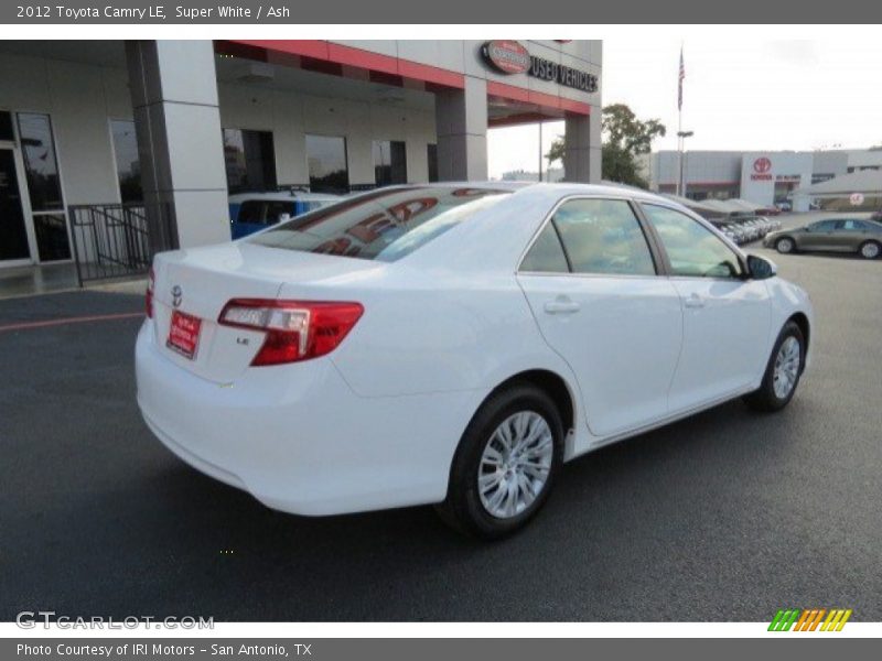 Super White / Ash 2012 Toyota Camry LE