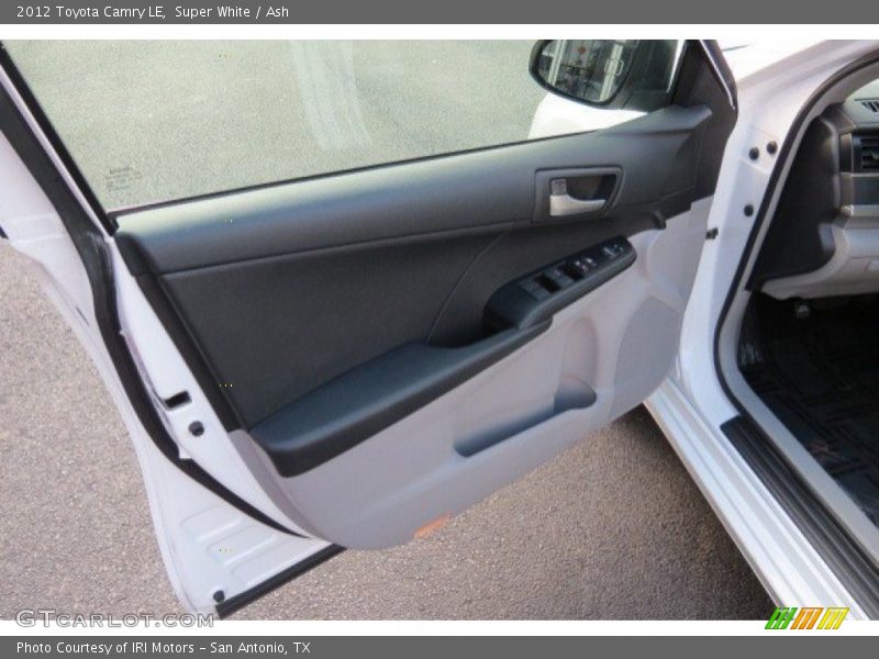 Super White / Ash 2012 Toyota Camry LE