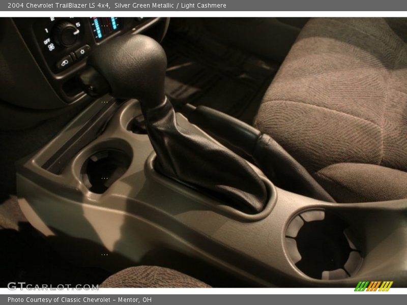 Silver Green Metallic / Light Cashmere 2004 Chevrolet TrailBlazer LS 4x4