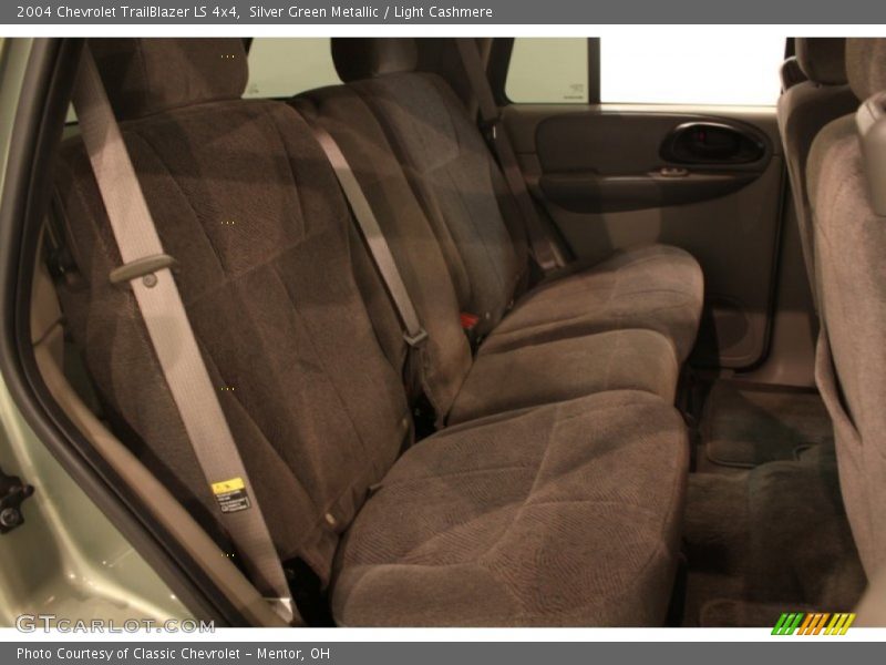 Silver Green Metallic / Light Cashmere 2004 Chevrolet TrailBlazer LS 4x4