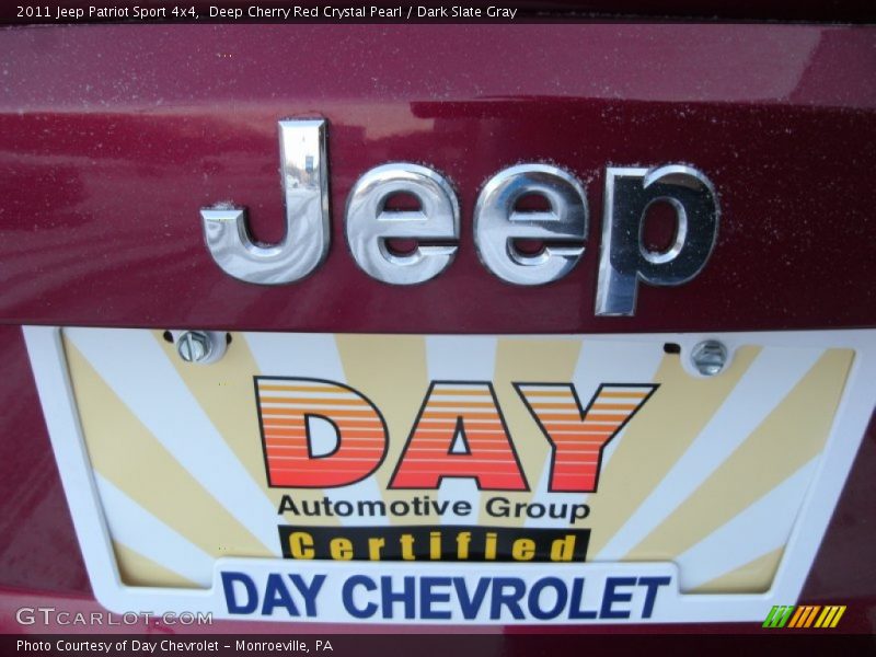 Deep Cherry Red Crystal Pearl / Dark Slate Gray 2011 Jeep Patriot Sport 4x4