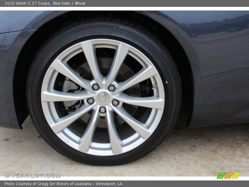 Blue Slate / Wheat 2010 Infiniti G 37 Coupe