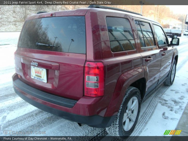 Deep Cherry Red Crystal Pearl / Dark Slate Gray 2011 Jeep Patriot Sport 4x4