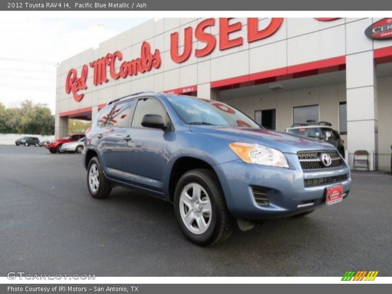 Pacific Blue Metallic / Ash 2012 Toyota RAV4 I4