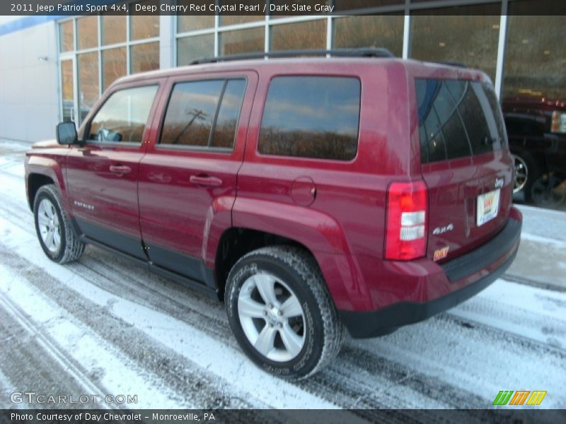 Deep Cherry Red Crystal Pearl / Dark Slate Gray 2011 Jeep Patriot Sport 4x4