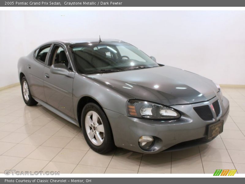 Graystone Metallic / Dark Pewter 2005 Pontiac Grand Prix Sedan