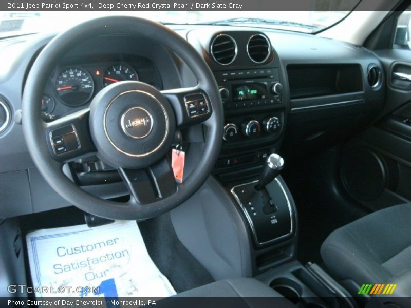 Deep Cherry Red Crystal Pearl / Dark Slate Gray 2011 Jeep Patriot Sport 4x4