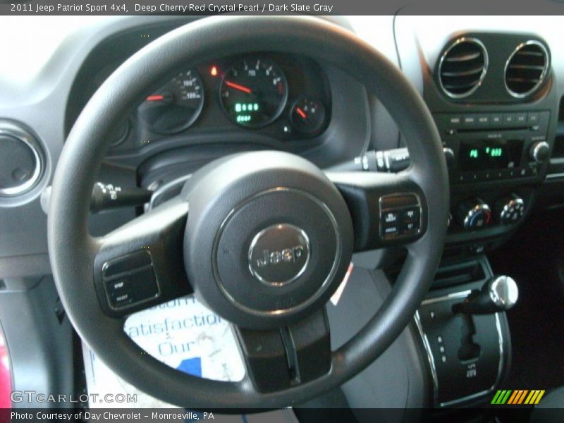 Deep Cherry Red Crystal Pearl / Dark Slate Gray 2011 Jeep Patriot Sport 4x4