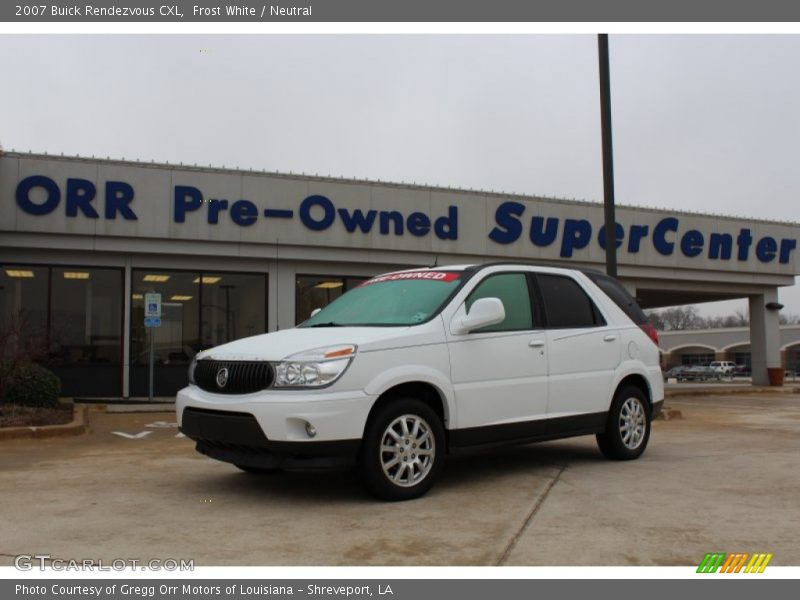 Frost White / Neutral 2007 Buick Rendezvous CXL