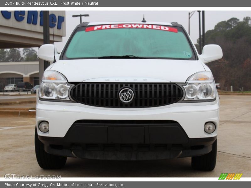 Frost White / Neutral 2007 Buick Rendezvous CXL