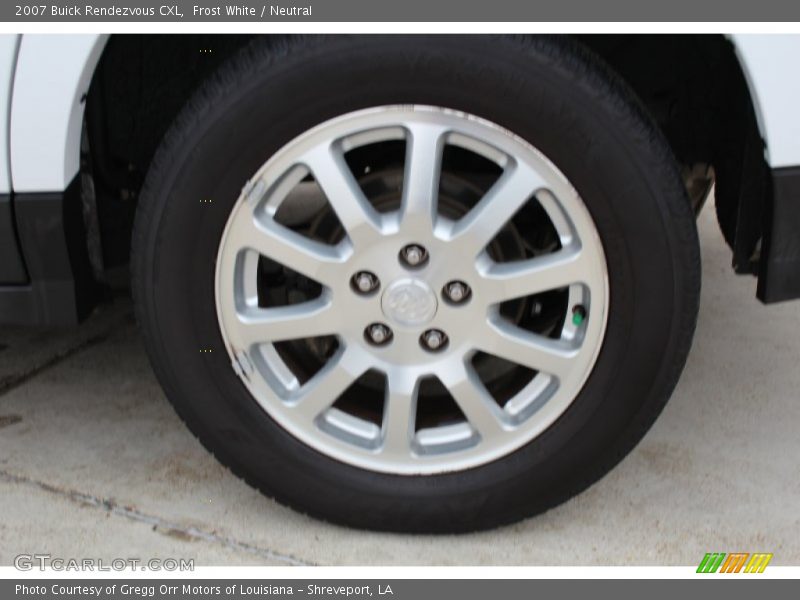 Frost White / Neutral 2007 Buick Rendezvous CXL